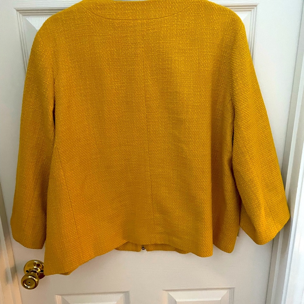 Chicos jacket- Chico’s sizing 3. Mustard color